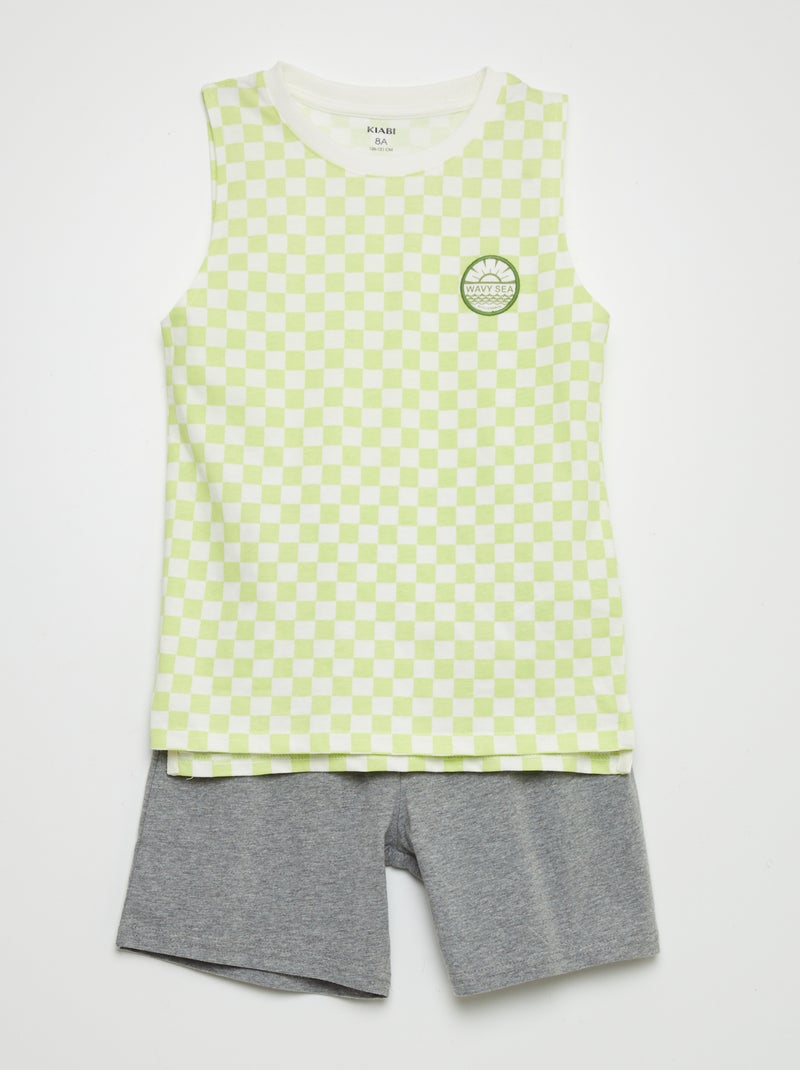 Ensemble de pyjama court - 2 pièces Vert - Kiabi