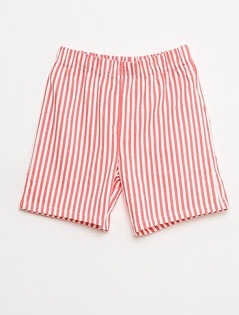 Ensemble de pyjama court 2 pièces T-shirt + short