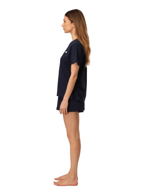 Ensemble de pyjama court femme navy fila - Kiabi Ensemble de pyjama court femme navy fila - Kiabi