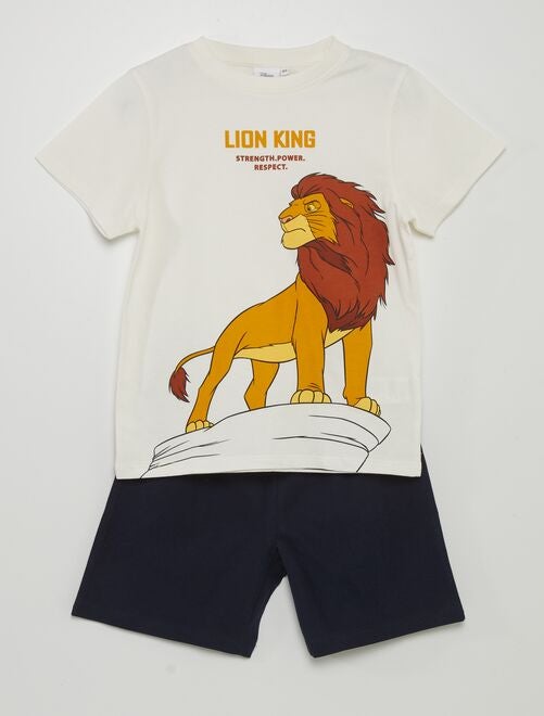Ensemble de pyjama court 'Le Roi Lion' - 2 pièces - Kiabi
