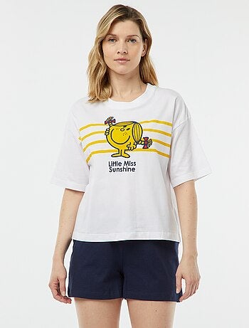 Ensemble de pyjama court 'Monsieur Madame' - 2 pièces