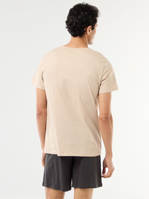 Ensemble de pyjama court t-shirt + short - 2 pièces - Kiabi