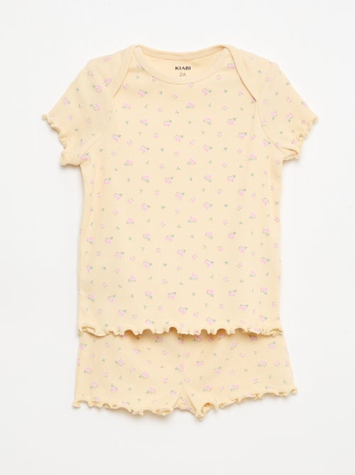 Ensemble de pyjama court t-shirt + short - 2 pièces - Kiabi