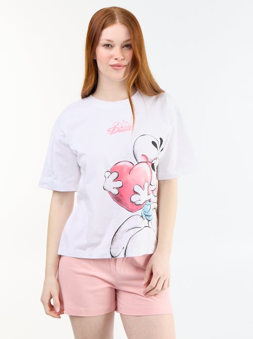 Ensemble de pyjama 'Diddle' short + t-shirt - 2 pièces - Kiabi