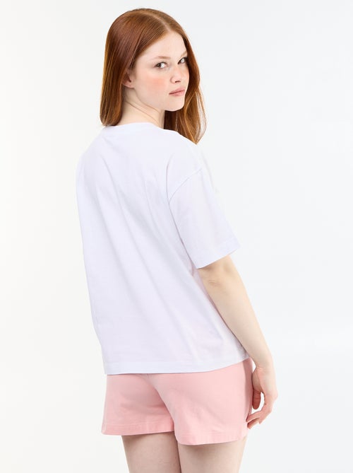 Ensemble de pyjama 'Diddle' short + t-shirt - 2 pièces - Kiabi