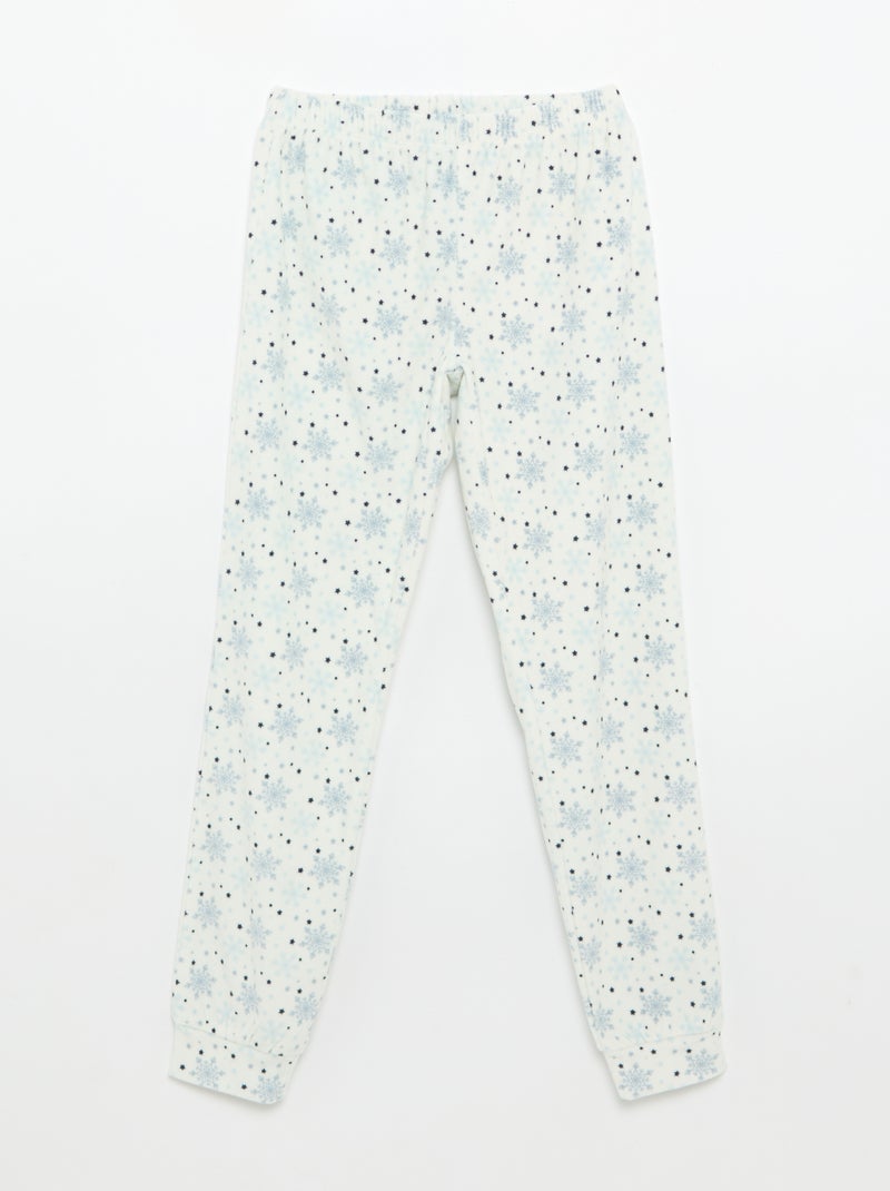 Ensemble de pyjama 'Disney' en velours Bleu - Kiabi