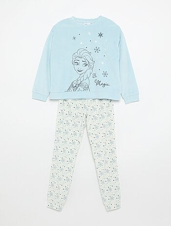 Ensemble de pyjama 'Disney' 'La Reine des Neiges' en velours