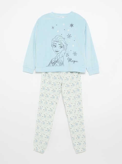 Ensemble de pyjama 'Disney' 'La Reine des Neiges' en velours - Kiabi Ensemble de pyjama 'Disney' 'La Reine des Neiges' en velours - Kiabi