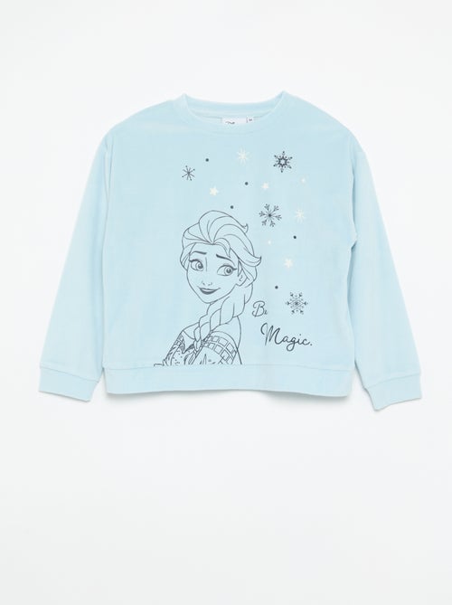 Ensemble de pyjama 'Disney' 'La Reine des Neiges' en velours - Kiabi Ensemble de pyjama 'Disney' 'La Reine des Neiges' en velours - Kiabi