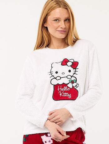 Ensemble de pyjama doux 'Hello kitty'