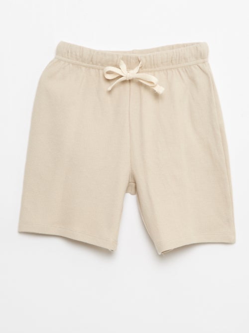 Ensemble de pyjama en coton uni - Kiabi