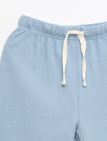 Ensemble de pyjama en coton uni