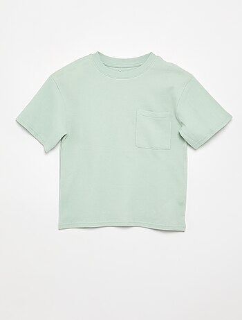 Ensemble de pyjama en coton uni
