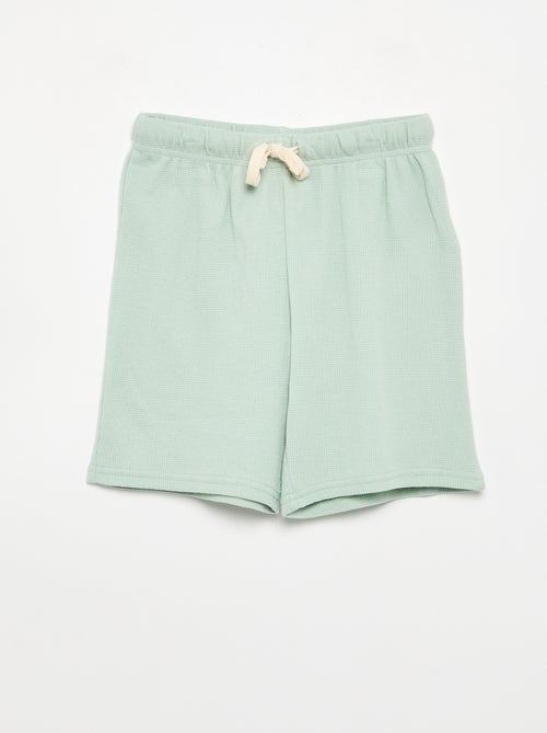 Ensemble de pyjama en coton uni - Kiabi