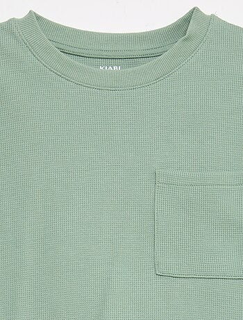 Ensemble de pyjama en coton uni