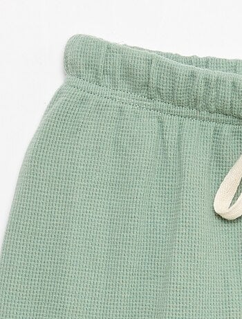 Ensemble de pyjama en coton uni