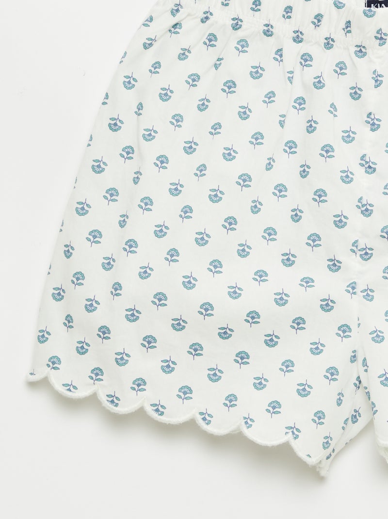 Ensemble de pyjama en coton Vert - Kiabi