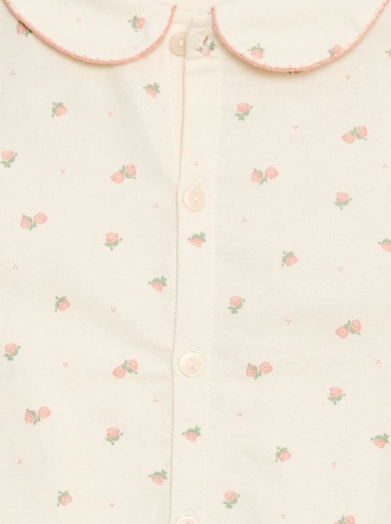 Ensemble de pyjama en flanelle de coton Rose - Kiabi