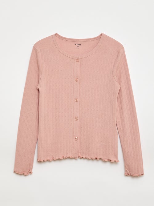 Ensemble de pyjama en maille pointelle - 2 pièces - Kiabi