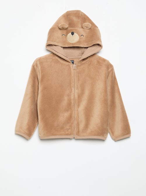 Ensemble de pyjama en polaire avec capuche animée - 2 pièces - Kiabi Ensemble de pyjama en polaire avec capuche animée - 2 pièces - Kiabi