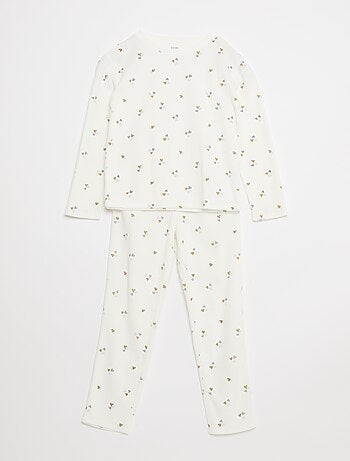 Ensemble de pyjama en polaire sweat + pantalon - 2 pièces