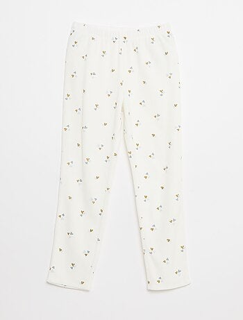 Ensemble de pyjama en polaire sweat + pantalon - 2 pièces