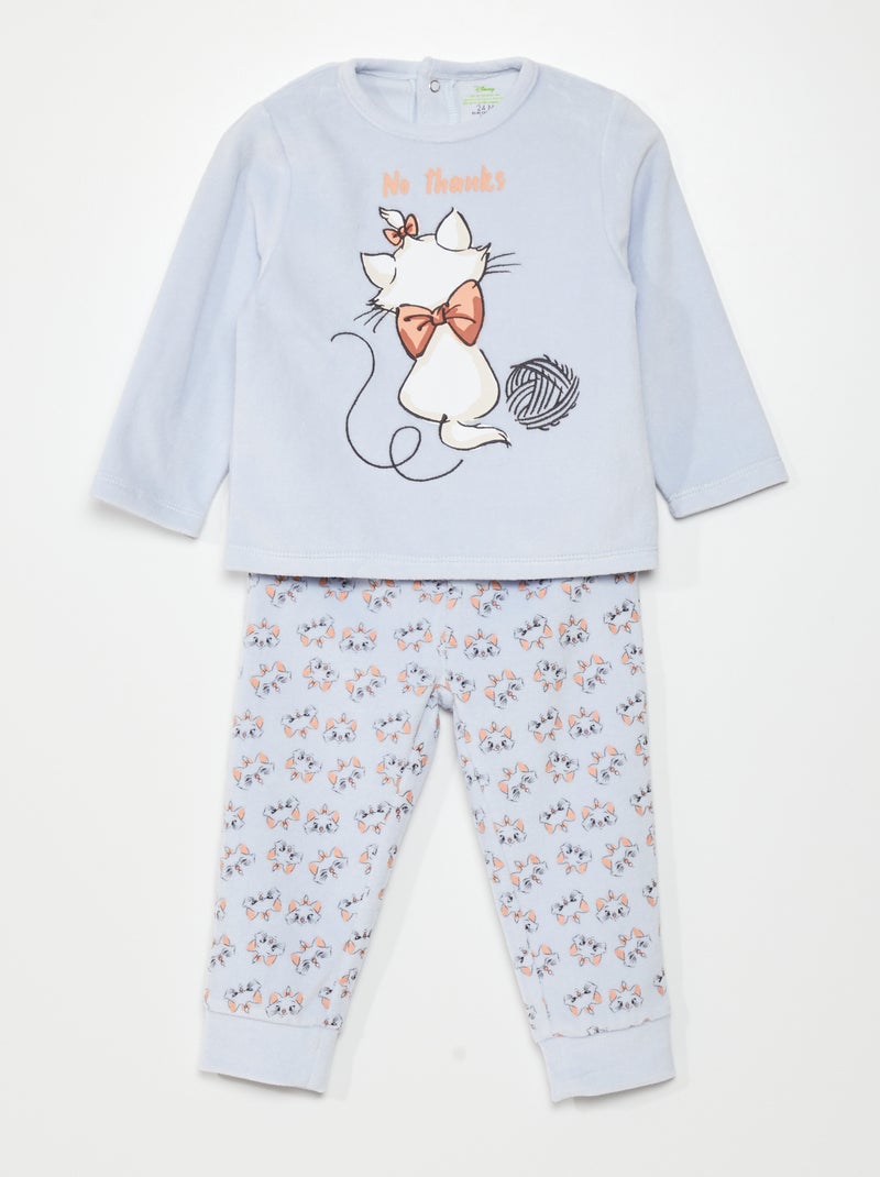 Ensemble de pyjama en velours 'Disney' - 2 pièces Bleu - Kiabi