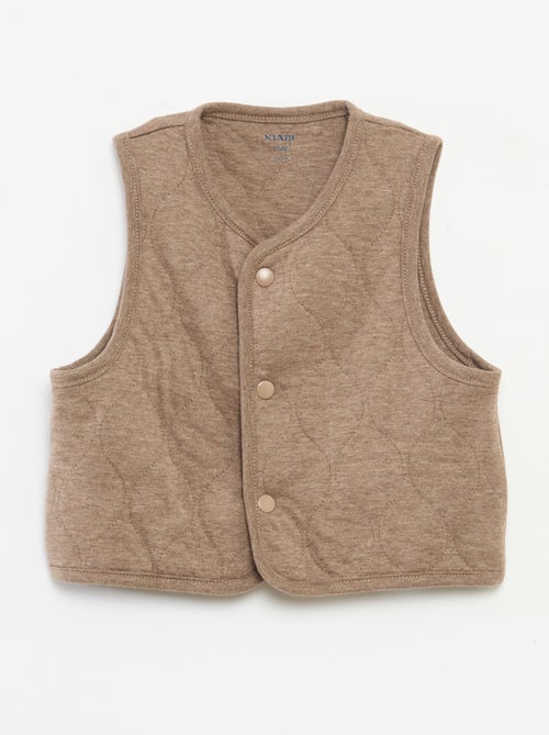 Ensemble de pyjama en velours + gilet interlock en coton - Kiabi