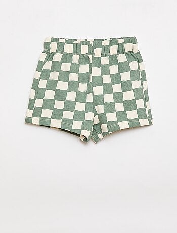 Ensemble de pyjama été en coton T-shirt + short