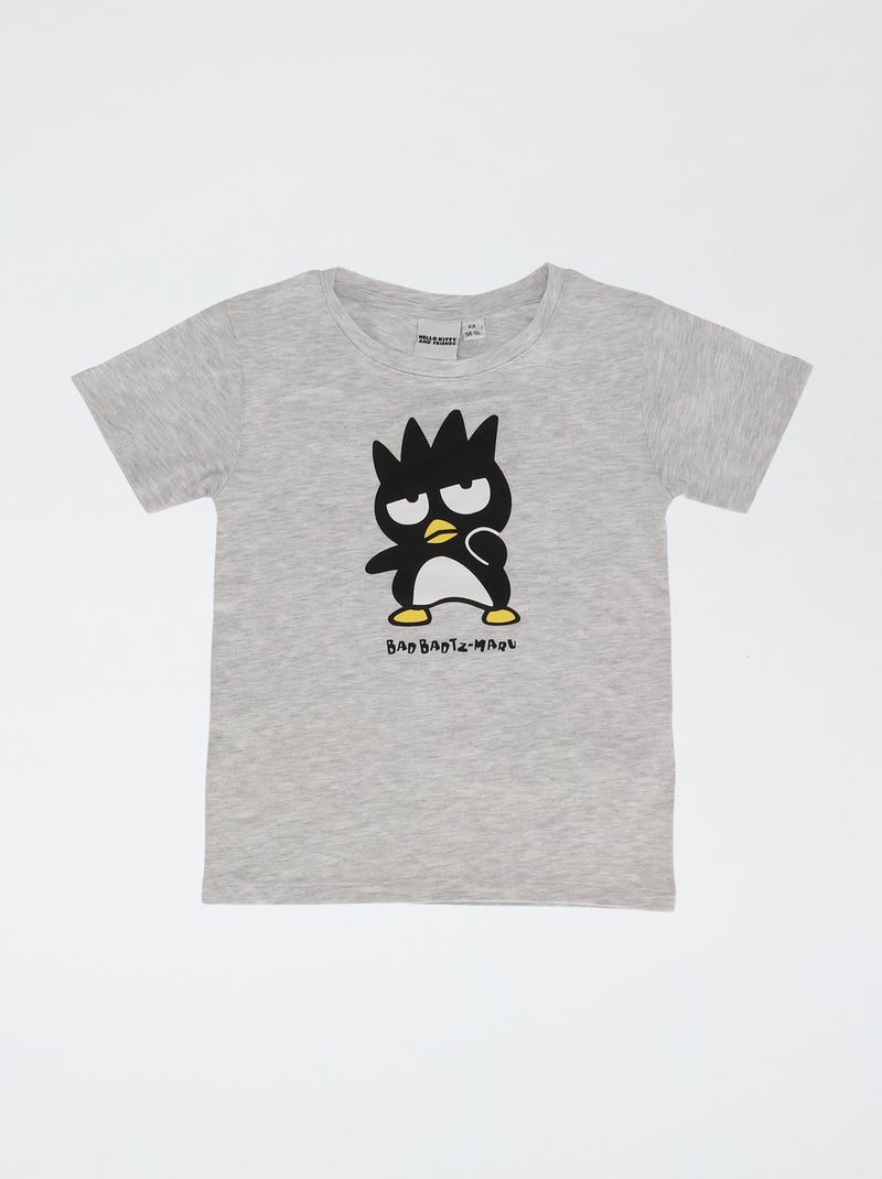 Ensemble de pyjama 'Hello kitty' en coton Gris - Kiabi