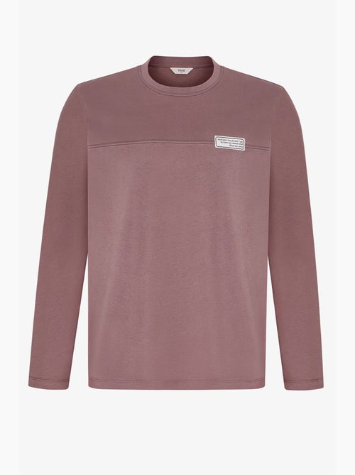 Ensemble de pyjama homme naturel à manches longues jogger penti - Kiabi