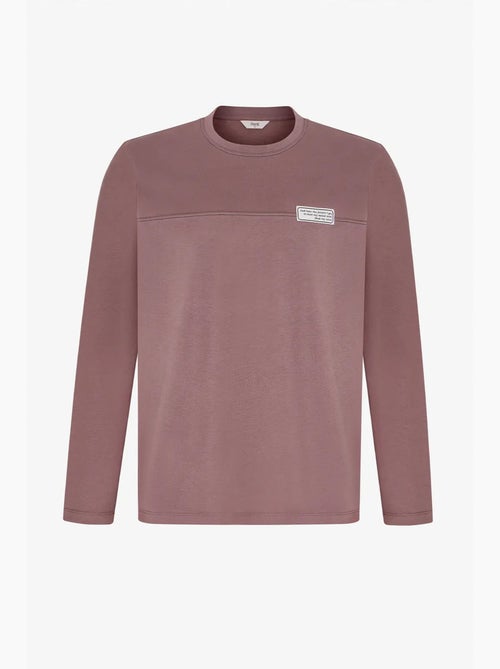 Ensemble de pyjama homme naturel à manches longues jogger penti - Kiabi
