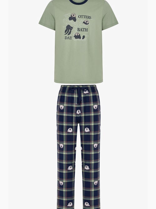 Ensemble de pyjama homme other bath avec pantalon penti - Kiabi Ensemble de pyjama homme other bath avec pantalon penti - Kiabi
