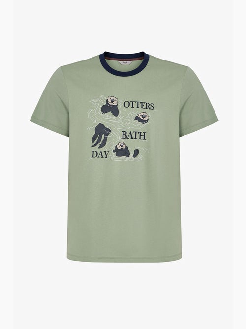 Ensemble de pyjama homme other bath avec pantalon penti - Kiabi Ensemble de pyjama homme other bath avec pantalon penti - Kiabi