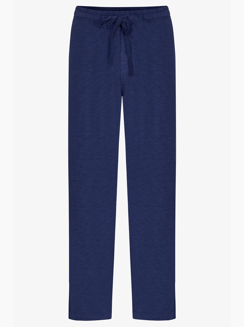 Ensemble de pyjama homme season avec chemise à manches longues et pantalon penti Bleu marine - Kiabi