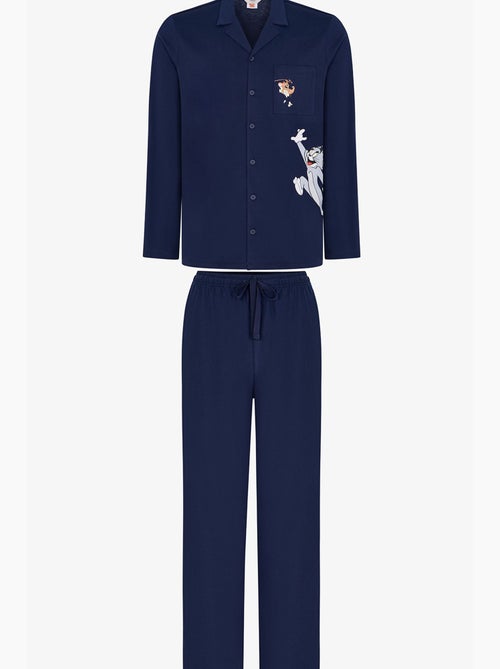 Ensemble de pyjama homme tom&jerry chemise à manches longues et pantalon penti - Kiabi Ensemble de pyjama homme tom&jerry chemise à manches longues et pantalon penti - Kiabi