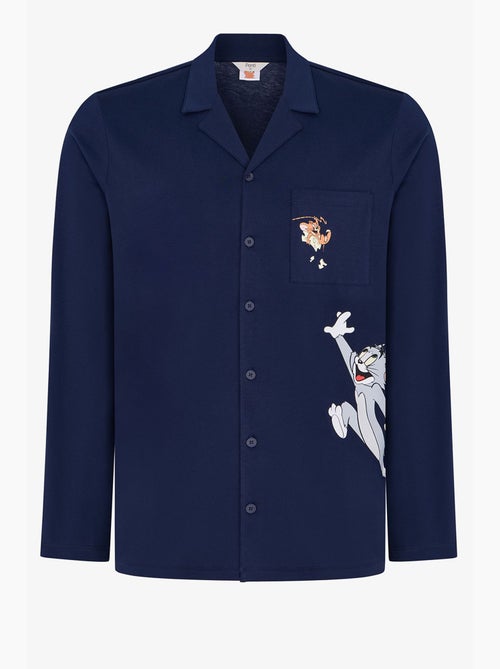 Ensemble de pyjama homme tom&jerry chemise à manches longues et pantalon penti - Kiabi Ensemble de pyjama homme tom&jerry chemise à manches longues et pantalon penti - Kiabi