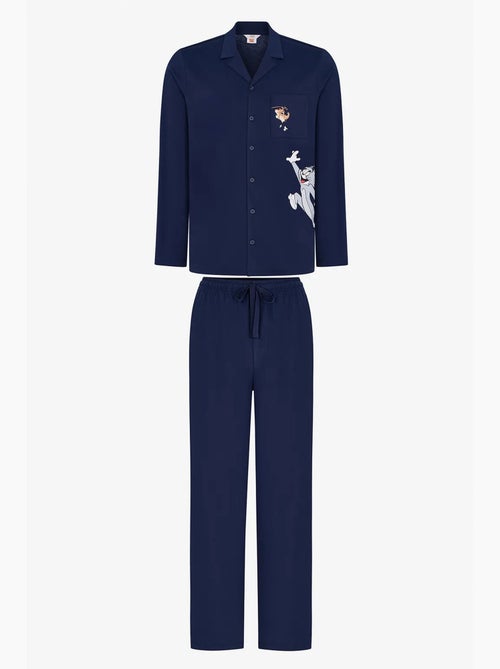 Ensemble de pyjama homme tom&jerry chemise à manches longues et pantalon penti - Kiabi Ensemble de pyjama homme tom&jerry chemise à manches longues et pantalon penti - Kiabi
