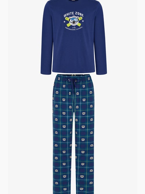 Ensemble de pyjama homme zone à manches longues penti - Kiabi Ensemble de pyjama homme zone à manches longues penti - Kiabi