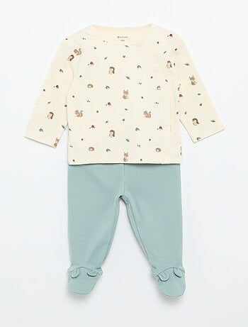 Ensemble de pyjama interlock - 2 pièces