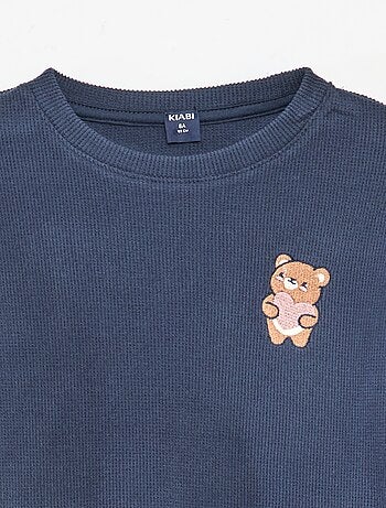 Ensemble de pyjama jersey uni