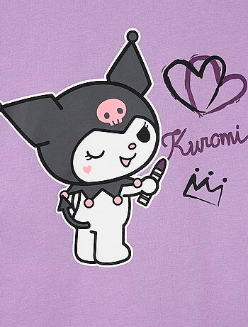 Ensemble de pyjama 'Kuromi' en coton