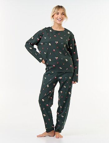 Ensemble de pyjama long 'Noël' - 2 pièces