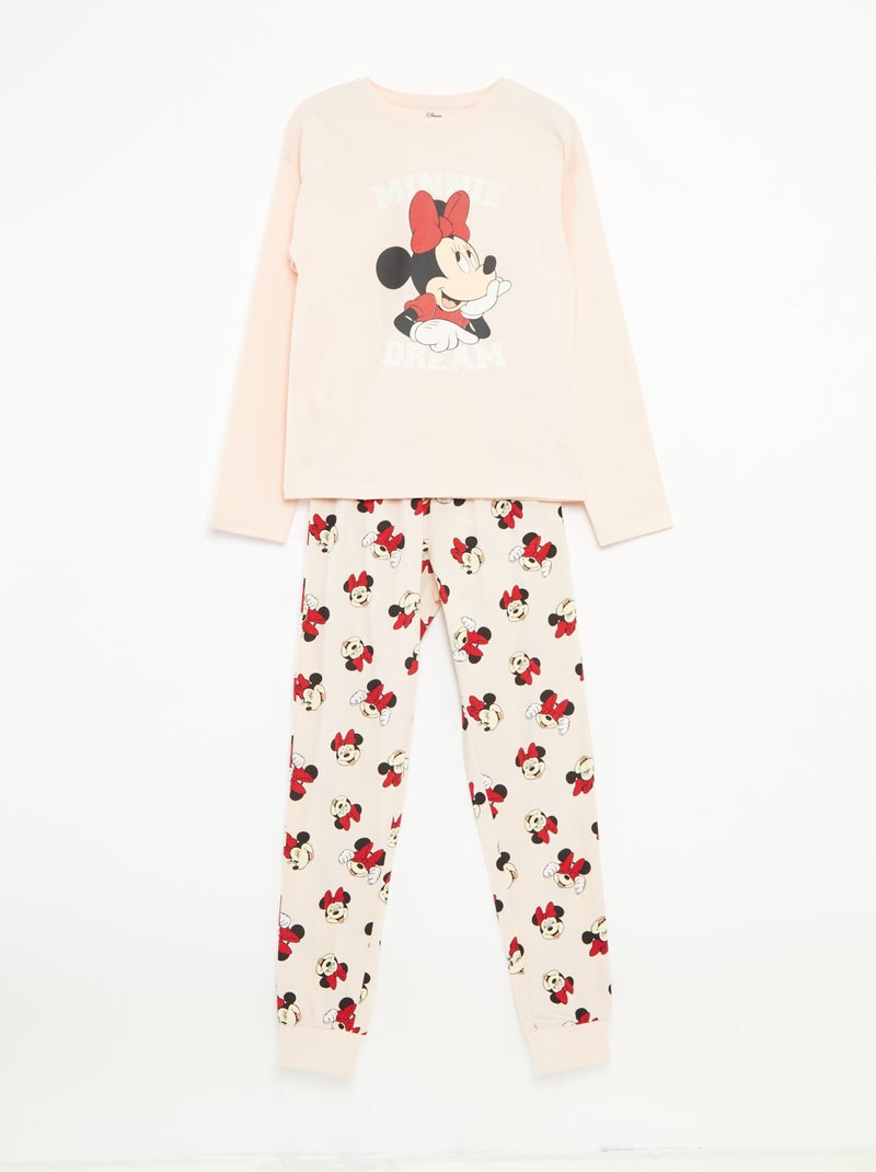 Ensemble de pyjama long 'Disney' t-shirt + pantalon - 2 pièces Rose - Kiabi