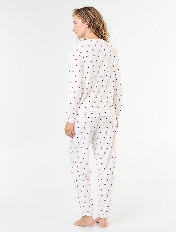 Ensemble de pyjama long en polaire - 2 pièces