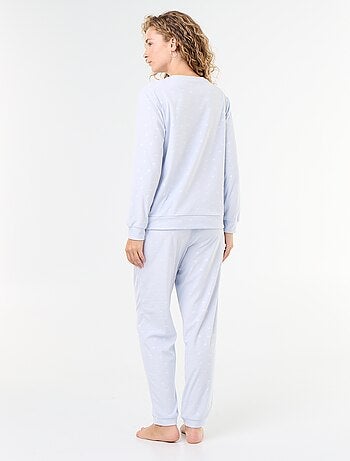 Ensemble de pyjama long en polaire - 2 pièces