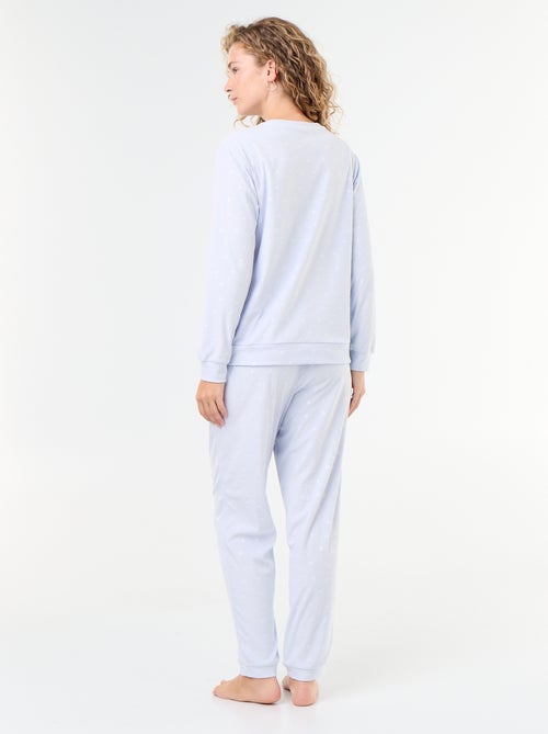 Ensemble de pyjama long en polaire - 2 pièces - Kiabi