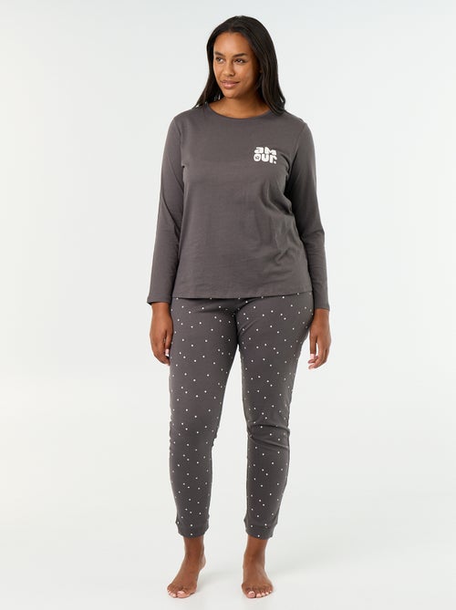 Ensemble de pyjama long imprimé - 2 pièces - Kiabi