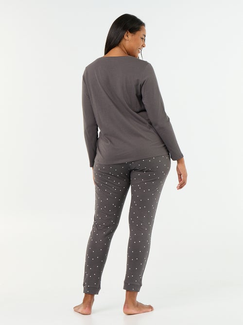 Ensemble de pyjama long imprimé - 2 pièces - Kiabi
