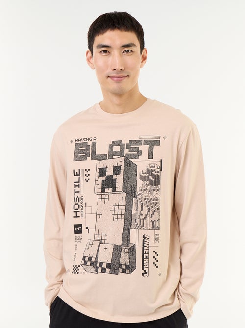 Ensemble de pyjama long 'Minecraft' - 2 pièces - Kiabi Ensemble de pyjama long 'Minecraft' - 2 pièces - Kiabi